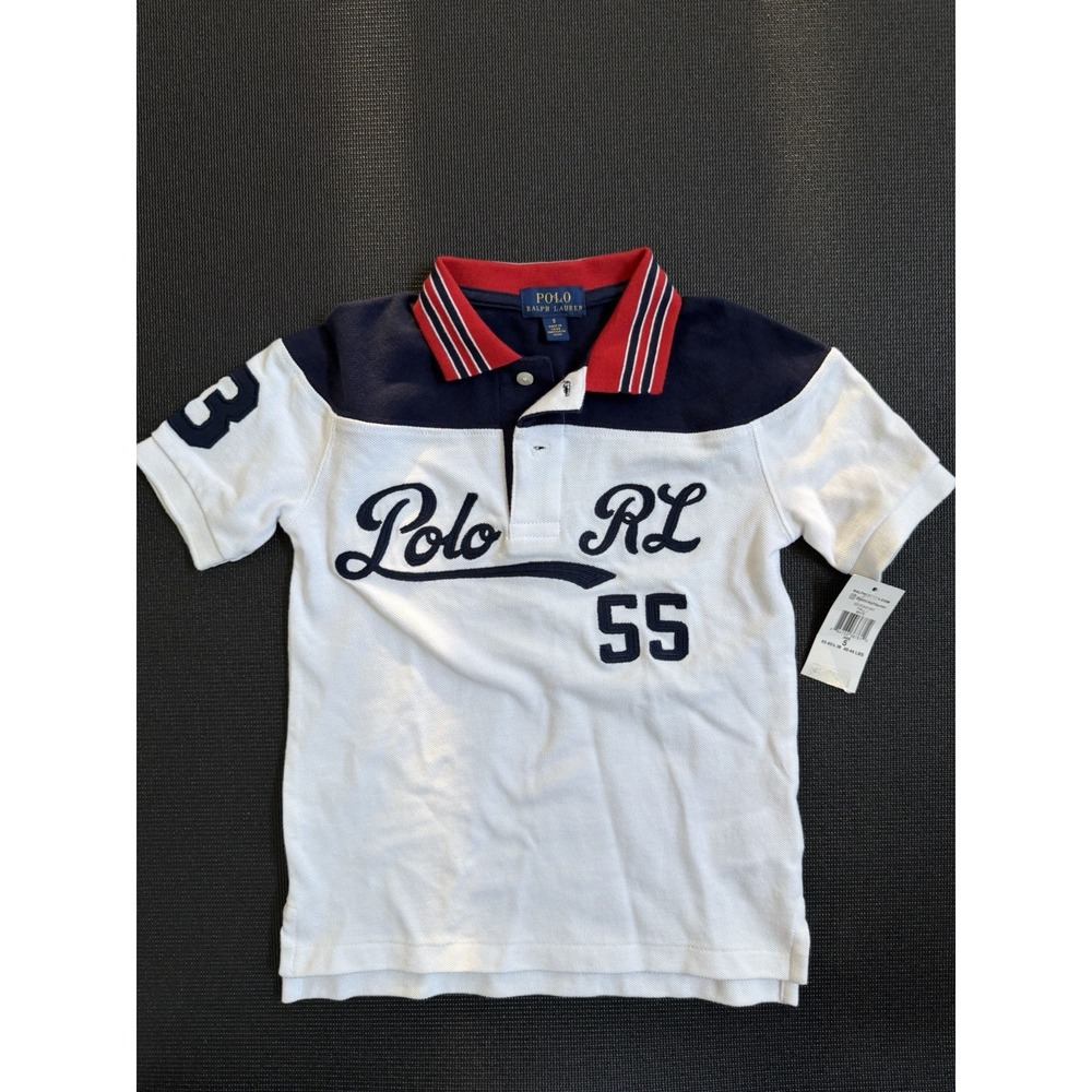 Polo Ralph Lauren Boys Size 5 Collard T-shirts Brand New Polo RL 55